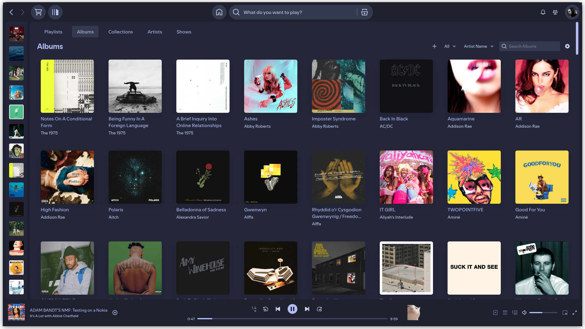 My Spotify client